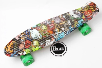 Скейт Пенни борд Penny board Graffics 22 Light Monsters