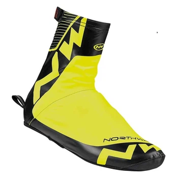 Бахилы велосипедные водоотражающие Northwave Acqua MTB неоновые желтые М (EU 38-40)