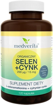 Medverita Selen + Cynk 120 kapsułek (MV970)