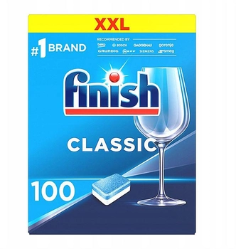 Таблетки для посудомийних машин FINISH Classic Lemon 100 шт (5908252005154)