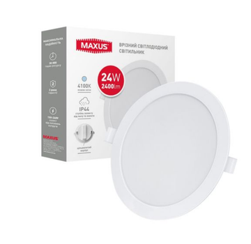 Світильник світлодіодний MAXUS RDL 24W 4100K IP44