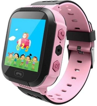 Детские телефон-часы с GPS трекером GOGPS ME K12 Pink (K12PK)
