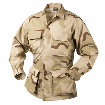 Китель (Хлопок, Рипстоп) BDU - Cotton Ripstop Helikon-Tex US Desert L/Long Тактический мужской