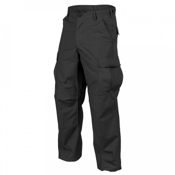 Брюки (Полікоттон Ріпстоп) BDU - Polycotton Ripstop Helikon-Tex Black XXL/Regular Тактичні чоловічі