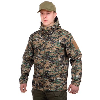 Куртка тактическая Zelart Tactical Scout Heroe ZK-20 размер 2XL (52-54) Camouflage Woodland