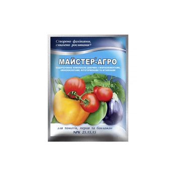 Майстер-Агро для томатів, перцю та баклажанів 100г Кіссон (01528)