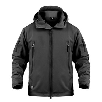 Тактическая куртка Pave Hawk PLY-6 Black XL мужская холодостойкая водонепроницаемая для спецслужб (SK-10113-43250)
