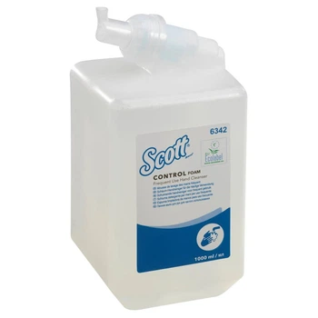 Пенное моющее средство для рук для частого использования Kimberly-Clark 6342 SCOTT® CONTROL - Картридж / Прозрачный /1л
