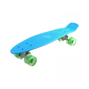 Скейт Пенни борд Penny board со светящимися колесами для детей и подростков RL SC20421