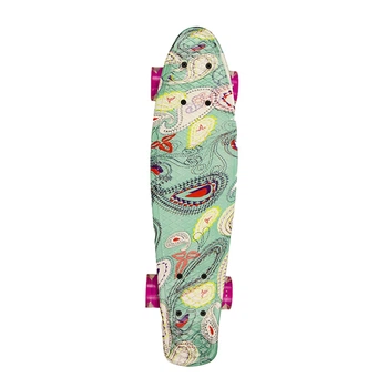 Скейт Пенні борд Penny board з колесами які світяться для дітей та підлітків RL SC20506