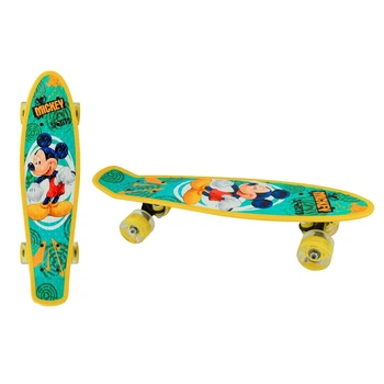 Скейт Пенні борд Penny board Міккі Маус з колесами які світяться для дітей та підлітків RL SC195603