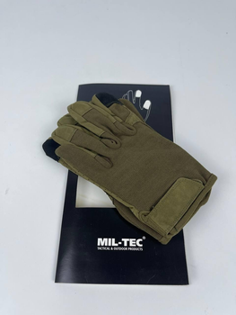 Рукавички військові Touch Мілтек олива, розмір XL