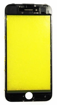 Стекло дисплея (Lens) для IPhone 7 с рамкой Black