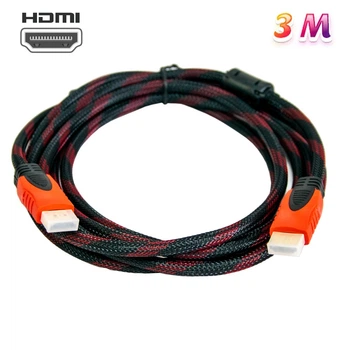 Кабель HDMI для телевізора, HDMI-HDMI 3 метри V1.4, шдмай кабель для телевізора та комп'ютера, шнур hdmi (1009908-Other-1)