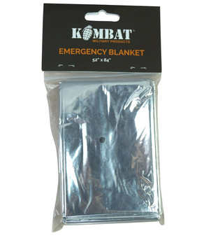Одеяло з фольги KOMBAT UK Emergency Foil Blanket, Одеяло з фольги, 210*132cm