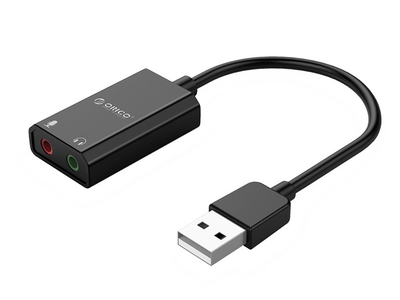 Внешняя USB звуковая карта ORICO SKT-2 Черный (1011-379-00)