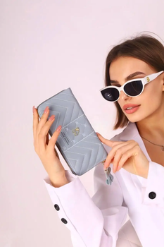 Гаманець No brand 459 жіночий блакитний