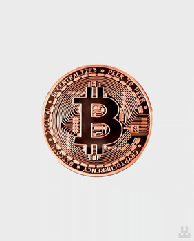Сувенирная монета Bitcoin - Бронза