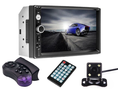 Автомагнитола Podofo 2 DIN 7018B Bluetooth (1005-666-00)