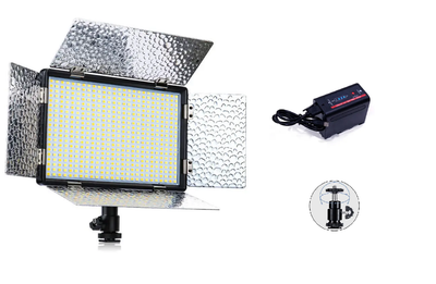 Комплект набор "LIGHT XL" LED свет Teyeleec TL520 3200-5600 K + аккумулятор NP-F980 на 7800 ма с USB