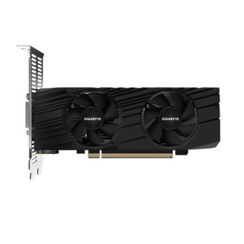 Видеокарта низкопрофильная Gigabyte GV-N1656OC-4GL GTX 1650/4ГБ/GDDR6 с радиатором и вентиляторами