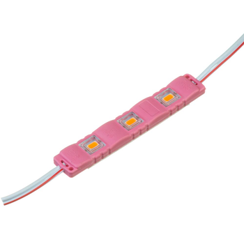 Світлодіодний модуль 12 V рожевий smd5730 3led 1.5W IP65