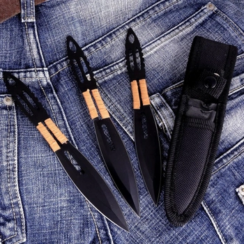 Ножи Метательные набор 3 в 1 Black