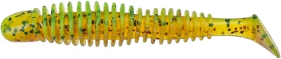 Силикон Reins Bubbrin г Shad 3" B61 Chart Pepper/Motoroil Red Gold (6 шт/уп.) (15520760)
