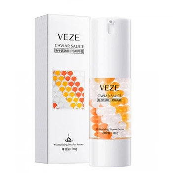Сыворотка для лица Veze Caviar Savce Moisturizing Tricolor Serum, с экстрактом икры, 30 г