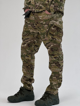 Тактичні штани мультикам з блискавкою ЗСУ камуфляж 2XL