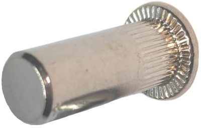 Гайка клепальна М8 (0,5-3,0) закрытая рифленая с плоской головкой Steelfix 250 шт (052741)