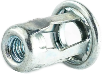 Гайка клепальна Rf М6 (0,4-4,7) открытая разрезная с плоской головкой Steelfix 3 шт (052803)