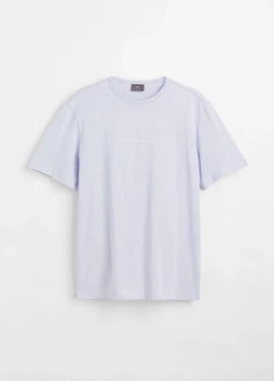 Футболка чоловіча H&M блакитна M (1069841)
