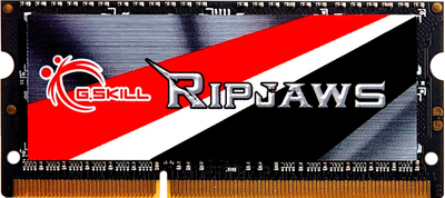 RAM G.Skill SODIMM DDR3L-1600 8192MB PC3-12800 Ripjaws (F3-1600C9S-8GRSL)