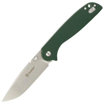 Нож складной карманный, туристический Liner Lock Ganzo G6803-GB Green 200 мм