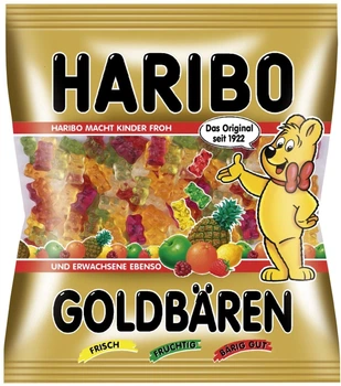Желейні цукерки Haribo Goldbaren ведмедики 1 кг