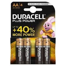 Батарейка DURACELL LR06 MN1500 PLUS 1x4 шт.