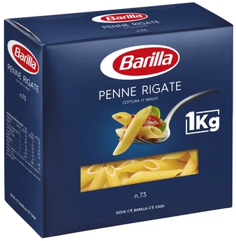 Макарони BARILLA Penne Rigate №73, 1 кг
