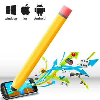 Стилус для сенсорного экрана Android Iphone Ipad 10 см Желтый