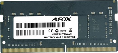 Оперативна пам'ять AFOX SODIMM DDR4-3200 16384MB PC4-25600 (AFSD416PS1P)
