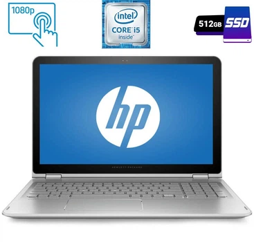 Ноутбук-трансформер HP Envy x360 m6-w103dx / 15.6" IPS Touch / Core i5-6200U (2(4) ядра по 2.3-2.8GHz) / 8GB DDR3 / 512GB SSD / HD Graphics 520 / WebCam / HDMI б/у