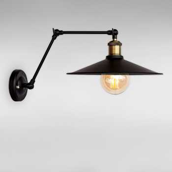 Настенный светильник Бра Light House LS-18677-1W BK черный + бронза