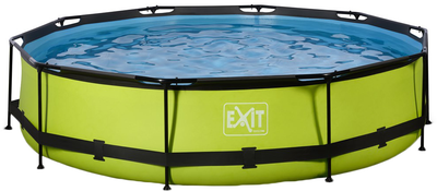 Pool Exit Toys 300x76 cm z pompą filtrującą Zielony (30.12.10.40)