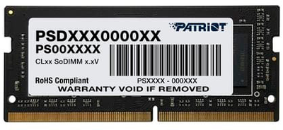 Оперативна пам'ять Patriot SODIMM DDR4-3200 32768MB PC4-25600 (PSD432G32002S)