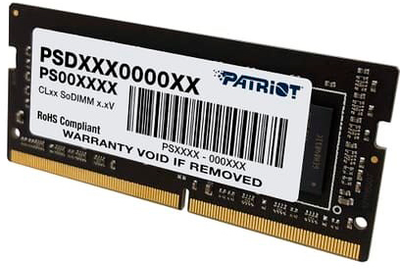 Оперативна пам'ять Patriot SODIMM DDR4-3200 32768MB PC4-25600 (PSD432G32002S)
