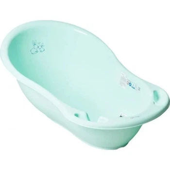 Ванночка детская TEGA Зайчики со сливом мятная 86см (KR-004-105)