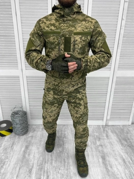 Тактичний військовий костюм гірка Статутний ГОСТ ( Кітель + Штани ), Камуфляж: Піксель ЗСУ, Розмір: XL