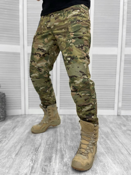 Тактические военные боевые брюки Nation, Камуфляж: Мультикам, Размер: L