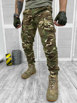 Тактические военные боевые брюки Gear, Камуфляж: Мультикам, Размер: M