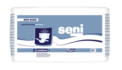 Подгузники для взрослых Seni Basic Medium 80-110 см 30 шт